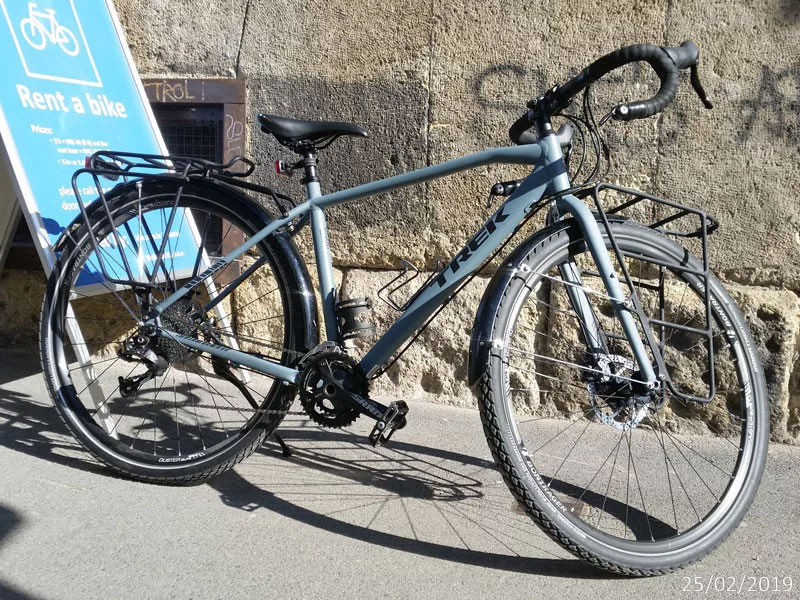 Trek 920 54cm, cestovni bicikl, veličina 54cm boja: plava s žutim slovima