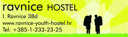 Logo prekrasog Ravnice Youth Hostela i kliknite ako želite posjetiti službenu web stranicu